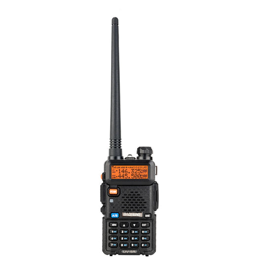 SY1.5" LCD 5W 144~148MHz / 420~450MHz Dual Band Walkie Talkie with 1-LED Flashlight (Black)