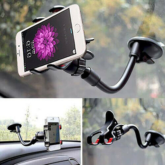 SY360° Car Windshield Mount Cradle Suction Cup Holder for Cell Phone GPS